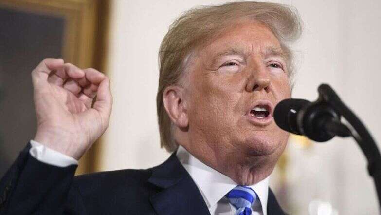 נשיא ארה"ב דונלד טראמפ מודיע על נסיגה מהסכם הגרעין עם איראן | AFP נשיא ארה"ב דונלד טראמפ מודיע על נסיגה מהסכם הגרעין עם איראן | AFP