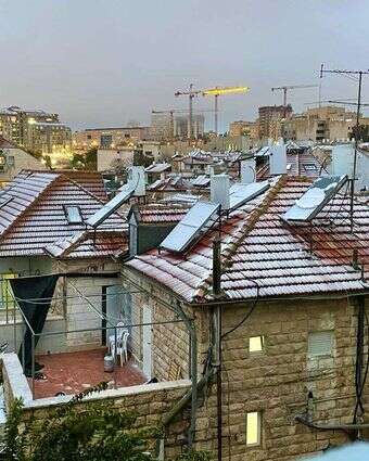 שלג בנחלאות, בשנה שעברה. | אילת כהנא שלג בנחלאות, בשנה שעברה. | אילת כהנא
