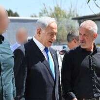 רה"מ בנימין נתניהו וראש השב"כ רונן בר | קובי גדעון, לע"מ רה"מ בנימין נתניהו וראש השב"כ רונן בר | קובי גדעון, לע"מ