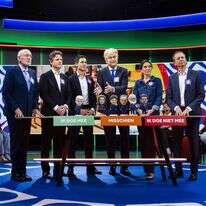 ראשי המפלגות לקראת הבחירות בהולנד | AFP ראשי המפלגות לקראת הבחירות בהולנד | AFP