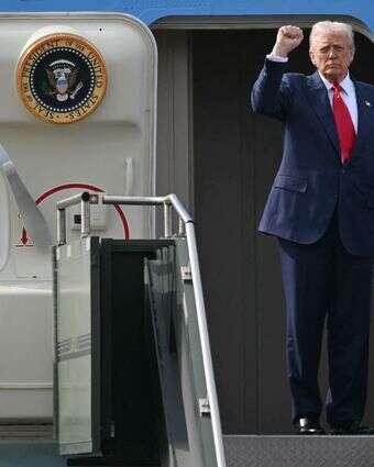 טראמפ אחרי הפגישה עם מנהיג סין שי ג'ינפינג | ANDREW CABALLERO-REYNOLDS / AFP טראמפ אחרי הפגישה עם מנהיג סין שי ג'ינפינג | ANDREW CABALLERO-REYNOLDS / AFP