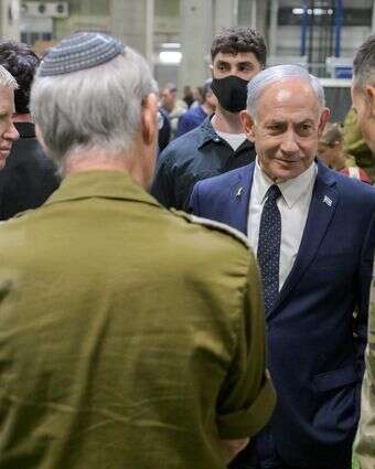 רה"מ נתניהו במפקדה האמריקנית בקריית גת | מעיין טואף, לע"מ רה"מ נתניהו במפקדה האמריקנית בקריית גת | מעיין טואף, לע"מ