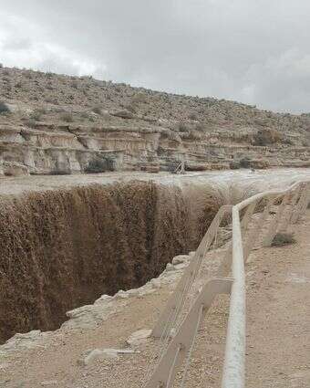 שיטפון בעין מעריף בנגב, השבוע | עציון רייכנר שיטפון בעין מעריף בנגב, השבוע | עציון רייכנר