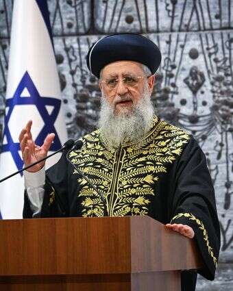 הראשון לציון, הרב דוד יוסף | אריה לייב אברמס, פלאש 90 הראשון לציון, הרב דוד יוסף | אריה לייב אברמס, פלאש 90