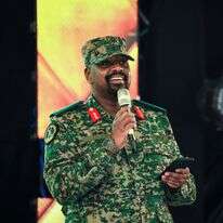 גנרל מוהוזי קיינרוגבה, מפקד הכוחות המזוינים של אוגנדה בנו של הנשיא יוורי מוסבני | AP גנרל מוהוזי קיינרוגבה, מפקד הכוחות המזוינים של אוגנדה בנו של הנשיא יוורי מוסבני | AP