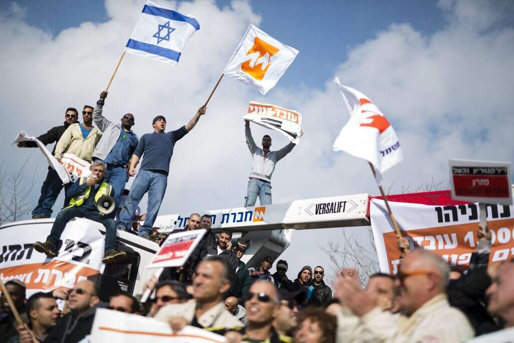 הפגנת עובדי חברת החשמל. | דודי ועקנין הפגנת עובדי חברת החשמל. | דודי ועקנין