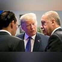 נשיא ארה"ב דונלד טראמפ והשליט הטורקי רג'פ טאיפ ארדואן. | AFP נשיא ארה"ב דונלד טראמפ והשליט הטורקי רג'פ טאיפ ארדואן. | AFP