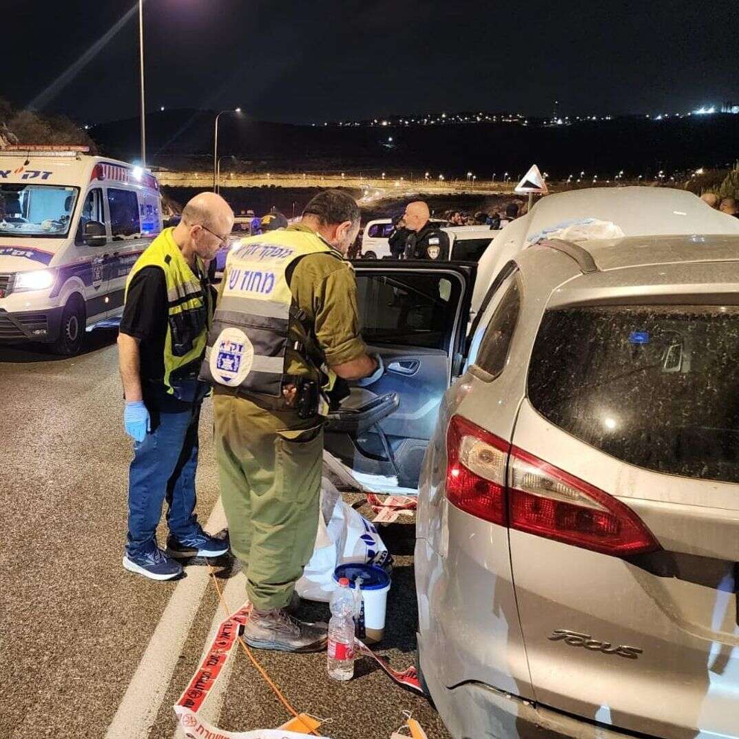 זירת פיגוע הירי בצומת ברוכין | זק"א זירת פיגוע הירי בצומת ברוכין | זק"א