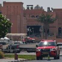 הבניין בו שהו בכירי חמאס בדוחה | AFP הבניין בו שהו בכירי חמאס בדוחה | AFP