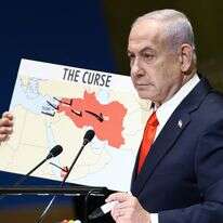 נתניהו נואם באו"ם ביום שישי האחרון | AFP נתניהו נואם באו"ם ביום שישי האחרון | AFP