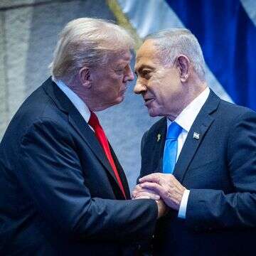 טראמפ ונתניהו במשכן הכנסת | יונתן זינדל, פלאש 90 טראמפ ונתניהו במשכן הכנסת | יונתן זינדל, פלאש 90