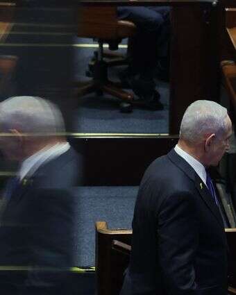 נתניהו במליאת הכנסת | EPA נתניהו במליאת הכנסת | EPA