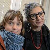 פרנצ'סקה אלבנזה וגרטה טונברג | EPA/Riccardo Antimiani פרנצ'סקה אלבנזה וגרטה טונברג | EPA/Riccardo Antimiani