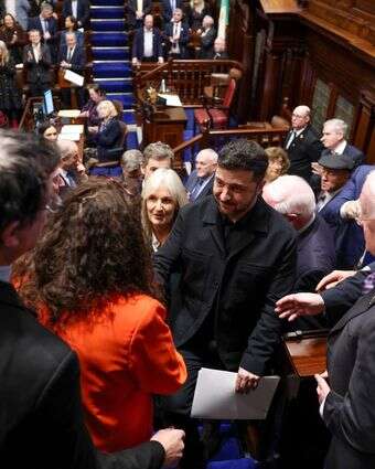 זלנסקי בפרלמנט בדבלין, השבוע | איי.אף.פי זלנסקי בפרלמנט בדבלין, השבוע | איי.אף.פי