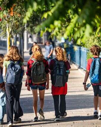 ילדים בדרך לבית ספר. אילוסטרציה | חיים גולדברג, פלאש 90 ילדים בדרך לבית ספר. אילוסטרציה | חיים גולדברג, פלאש 90