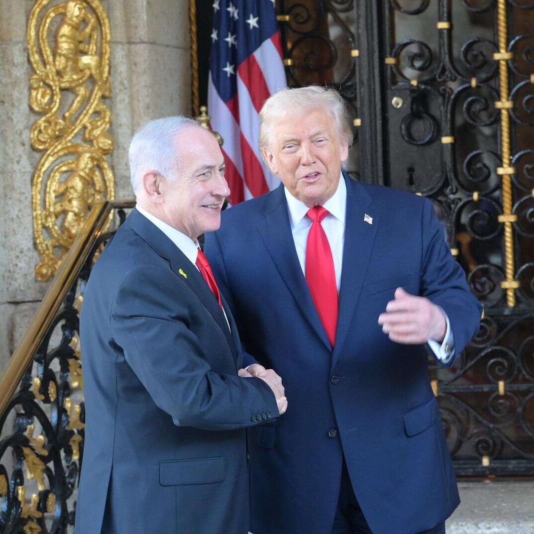 נתניהו וטראמפ | עמוס בן גרשום, לע"מ נתניהו וטראמפ | עמוס בן גרשום, לע"מ