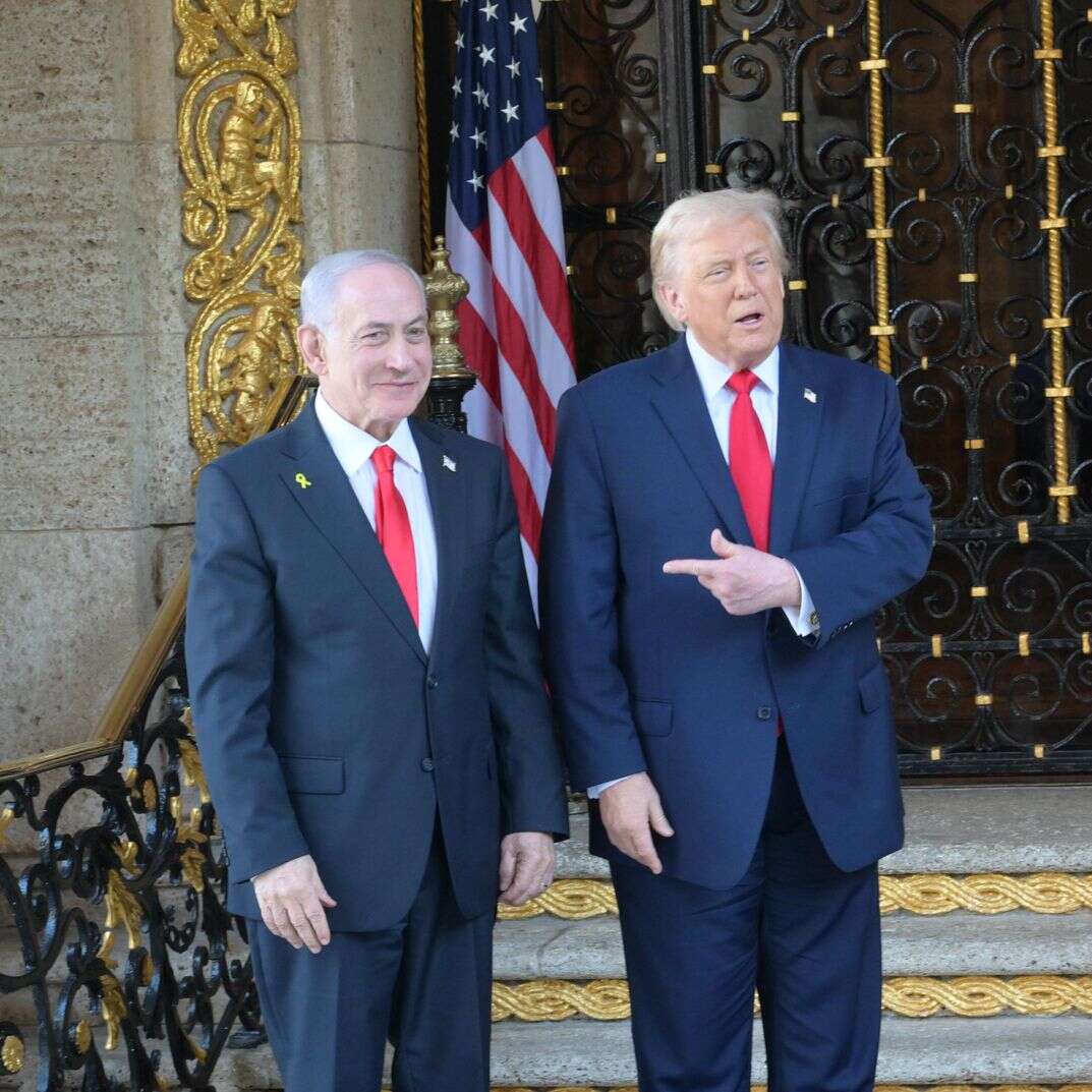 נתניהו וטראמפ | עמוס בן גרשום, לע"מ נתניהו וטראמפ | עמוס בן גרשום, לע"מ