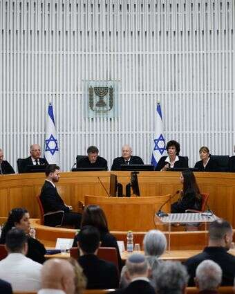 דיון בבית המשפט העליון | יונתן זינדל, פלאש 90 דיון בבית המשפט העליון | יונתן זינדל, פלאש 90