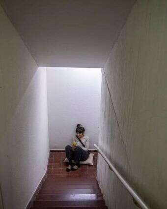 כניסה למקלט | חיים גולדברג, פלאש 90 כניסה למקלט | חיים גולדברג, פלאש 90