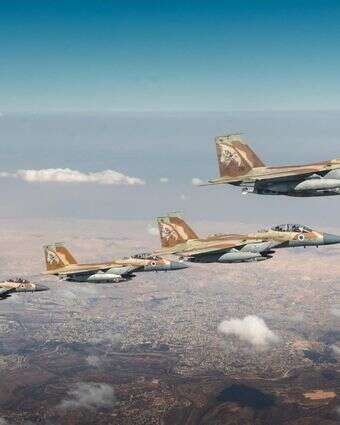 מטוסי קרב F-15I בדרכם לתקיפה בטהרן | דובר צה"ל מטוסי קרב F-15I בדרכם לתקיפה בטהרן | דובר צה"ל