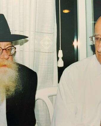 "המכנה המשותף היה צמא רוחני". בקשי עם ידידו מנוער הרב עדין שטיינזלץ | באדיבות המשפחה "המכנה המשותף היה צמא רוחני". בקשי עם ידידו מנוער הרב עדין שטיינזלץ | באדיבות המשפחה