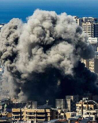 תקיפה ישראלית בביירות | AFP תקיפה ישראלית בביירות | AFP