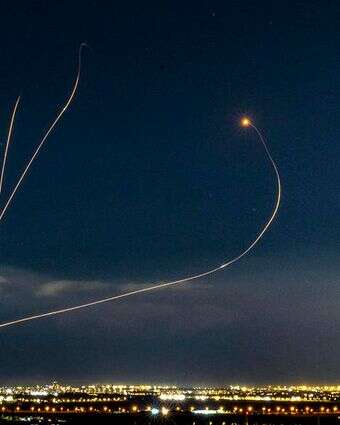 יירוט טילים בשמי ישראל | יוסי אלוני, פלאש 90 יירוט טילים בשמי ישראל | יוסי אלוני, פלאש 90