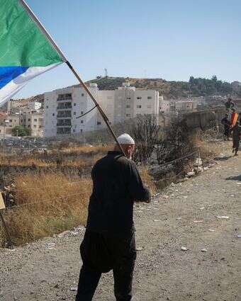 תושבים דרוזים מפגינים ליד גדר הגבול בין ישראל לסוריה | מיכאל גלעדי - פלאש 90 תושבים דרוזים מפגינים ליד גדר הגבול בין ישראל לסוריה | מיכאל גלעדי - פלאש 90