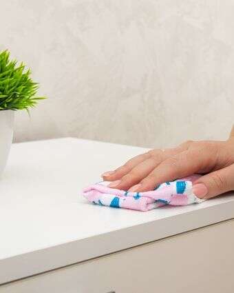 גם לשידה ליד המיטה מגיע ניקיון פעם בשנה | שאטרסטוק גם לשידה ליד המיטה מגיע ניקיון פעם בשנה | שאטרסטוק