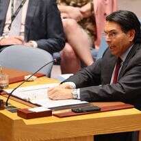 שגריר ישראל באו"ם, דני דנון, בישיבה של מועצת הביטחון | AFP שגריר ישראל באו"ם, דני דנון, בישיבה של מועצת הביטחון | AFP