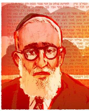 הרב דב יוסף סולובייצ'יק | איור: מנחם הלברשטט הרב דב יוסף סולובייצ'יק | איור: מנחם הלברשטט