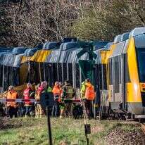 תאונת הרכבת בדנמרק | AP תאונת הרכבת בדנמרק | AP