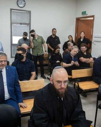 השר איתמר בן גביר בבית המשפט | חיים גולדברג, פלאש 90 השר איתמר בן גביר בבית המשפט | חיים גולדברג, פלאש 90