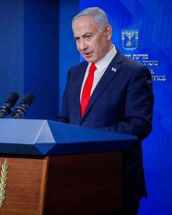 רה"מ נתניהו נואם במשרד רה"מ | אוליבייה פיטוסי, פול רה"מ נתניהו נואם במשרד רה"מ | אוליבייה פיטוסי, פול