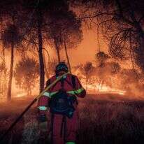 שריפות בספרד, יולי 2026 | AFP PHOTO / SPAIN'S MILITARY EMERGENCIES UNIT (UME) שריפות בספרד, יולי 2026 | AFP PHOTO / SPAIN'S MILITARY EMERGENCIES UNIT (UME)