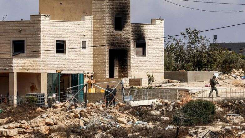 הבית שהוצת בכפר ג'אלוד | AFP הבית שהוצת בכפר ג'אלוד | AFP