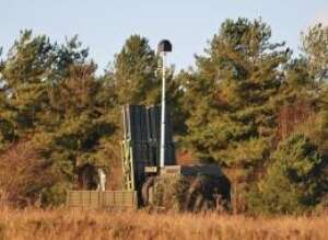 A future local area air defence system launcher prepares to launch a common anti-air modular missile during trials [Picture: MBDA]