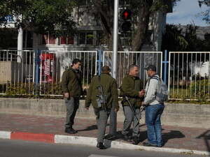 תחנת משטרת כרמיאל, זמן קצר לאחר השלכת הרימון תחנת משטרת כרמיאל, זמן קצר לאחר השלכת הרימון