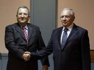 השר ברק ושר ההגנה הטורקי וג'יד גונול, היום. השר ברק ושר ההגנה הטורקי וג'יד גונול, היום.