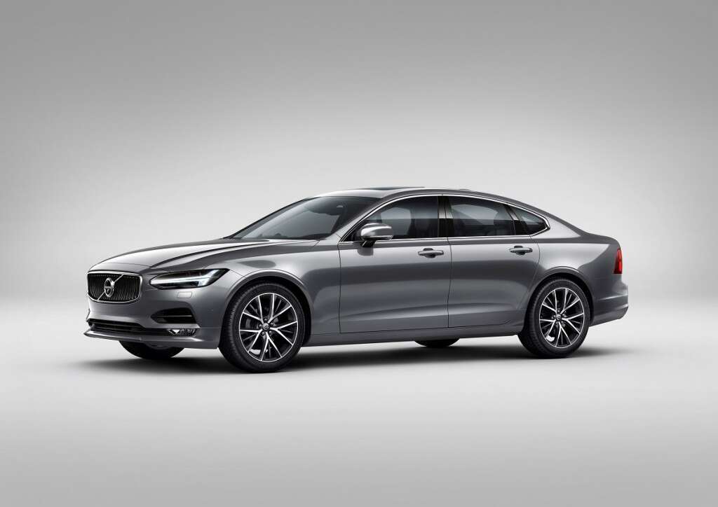 Front Quarter Volvo S90 Osmium Grey