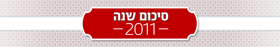 סיכום שנה 2011 סיכום שנה 2011