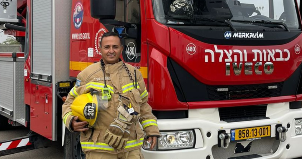 רס"מ יואל דמרי. צילום: באדיבות כבאות והצלה לישראל